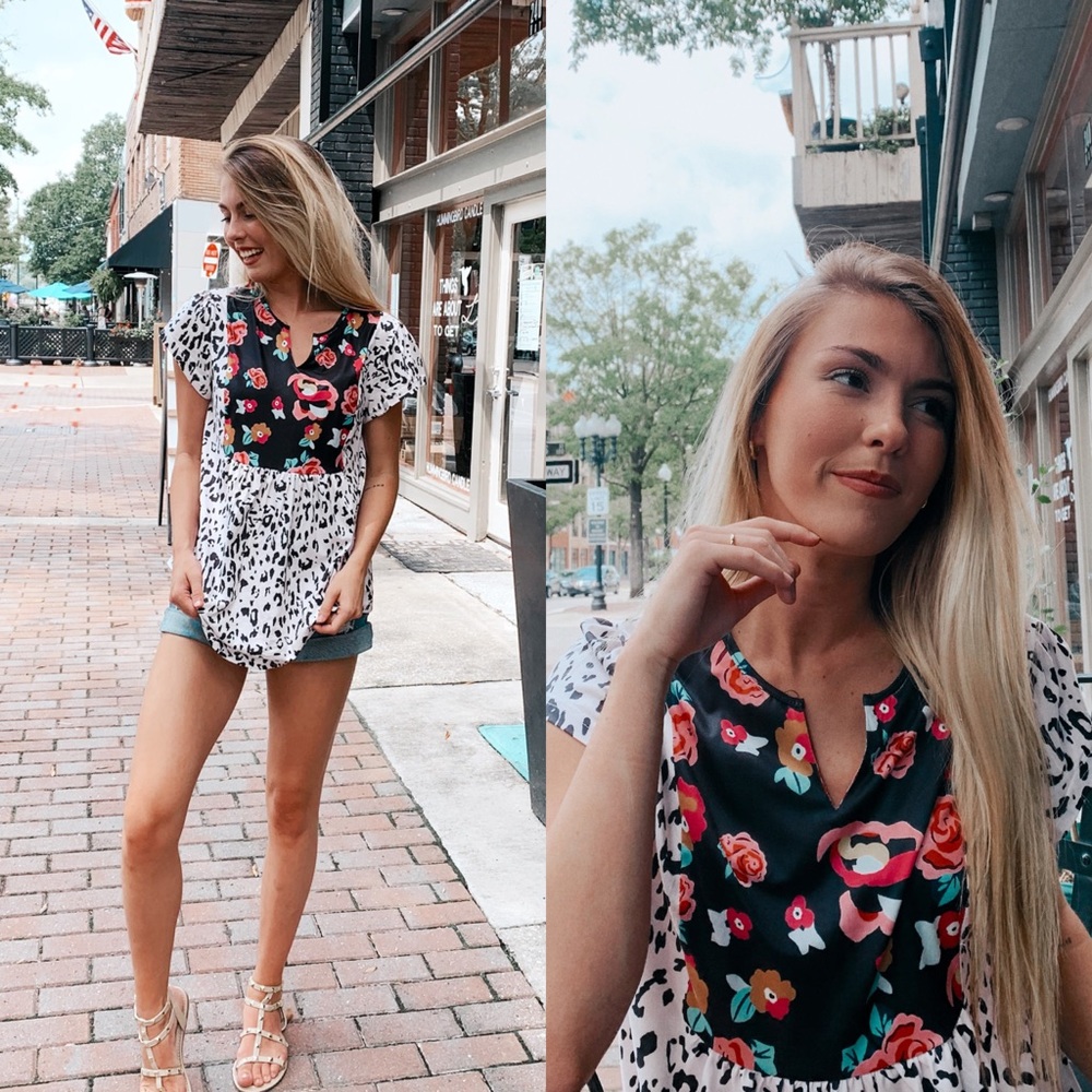 SALE❗️❗️Perry Spotted Top